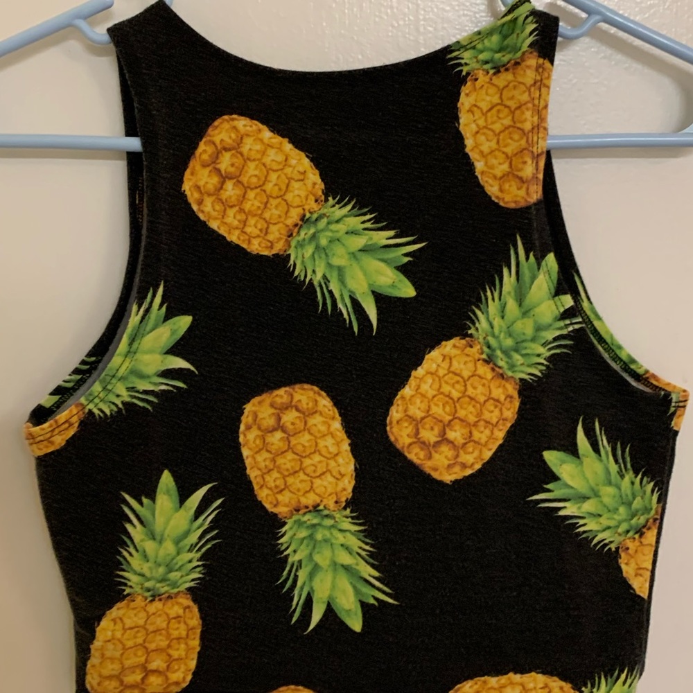 Pineapple Crop Top | Size Small